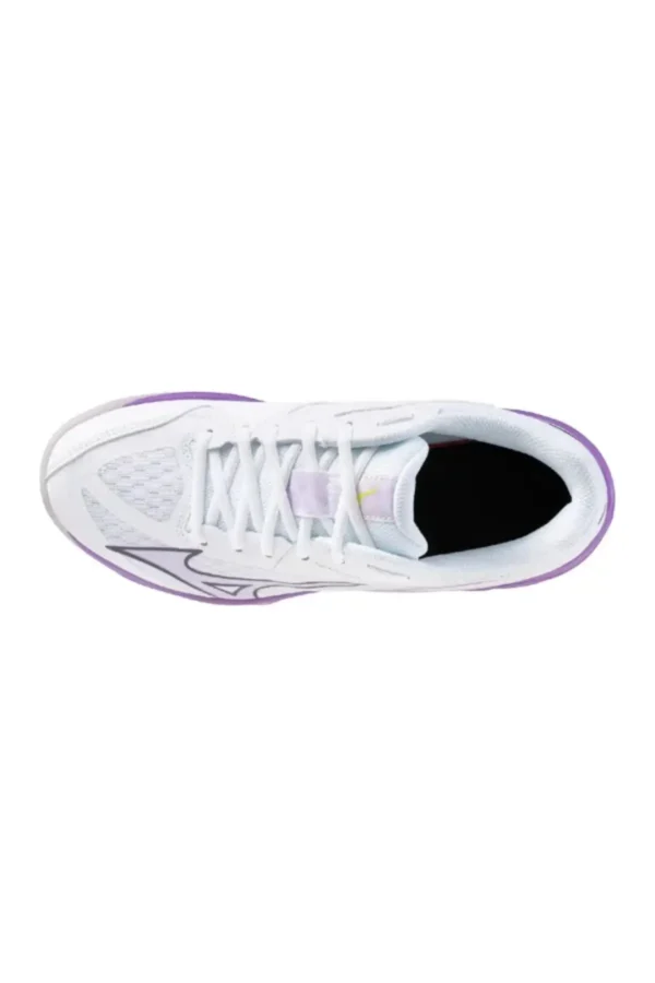 کفش والیبال لایتنینگ استار Z7 Jr زنانه و مردانه سفید / بنفش برند Mizuno - 7451