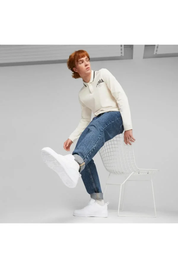 کفش ورزشی روزمره پایین‌تنه دوباره V6 سفید برند Puma - 7486