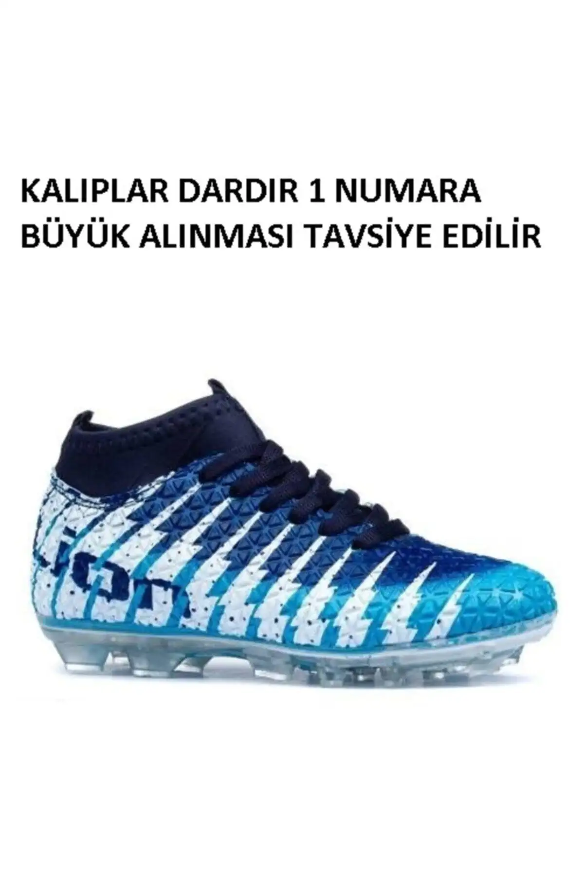 کفش فوتبال   نیمهکلاهی یونیسکس آبی تیره برند Lion - 7530 کفش فوتبال نیمهکلاهی یونیسکس آبی تیره برند Lion - 7530