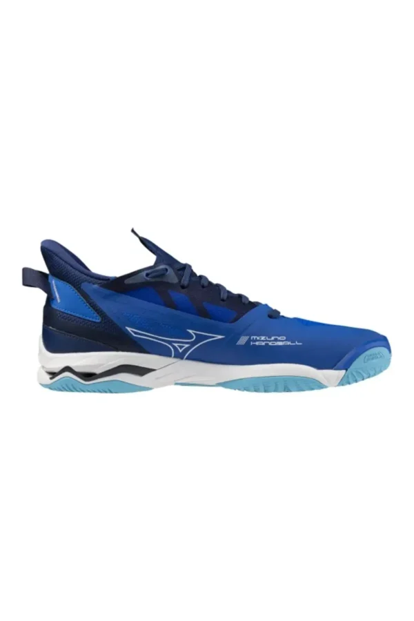 کفش والیبال هندبال مردانه ویو میریج 5 رنگ آبی برند Mizuno - 7445