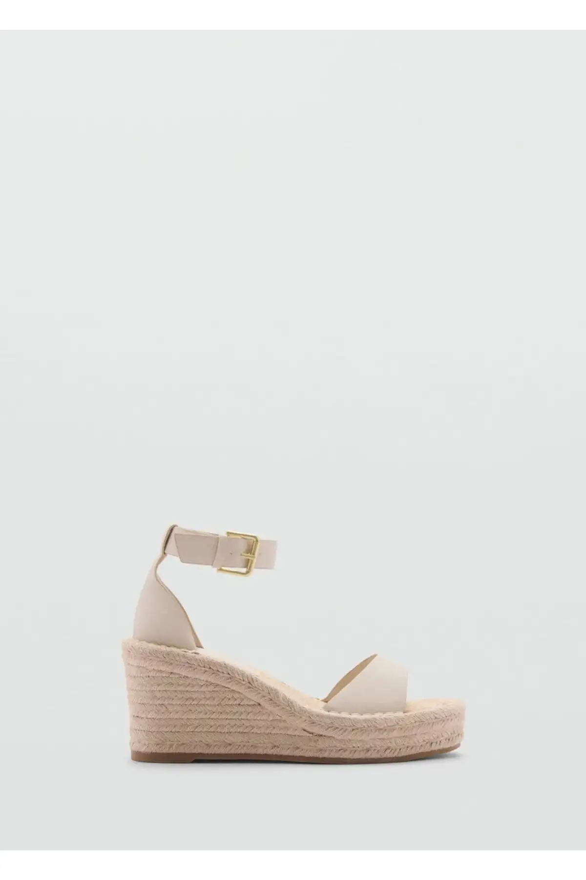 کفش صندل زنانه با پاشنه کوتاه و بند دار برند MANGO - 7436