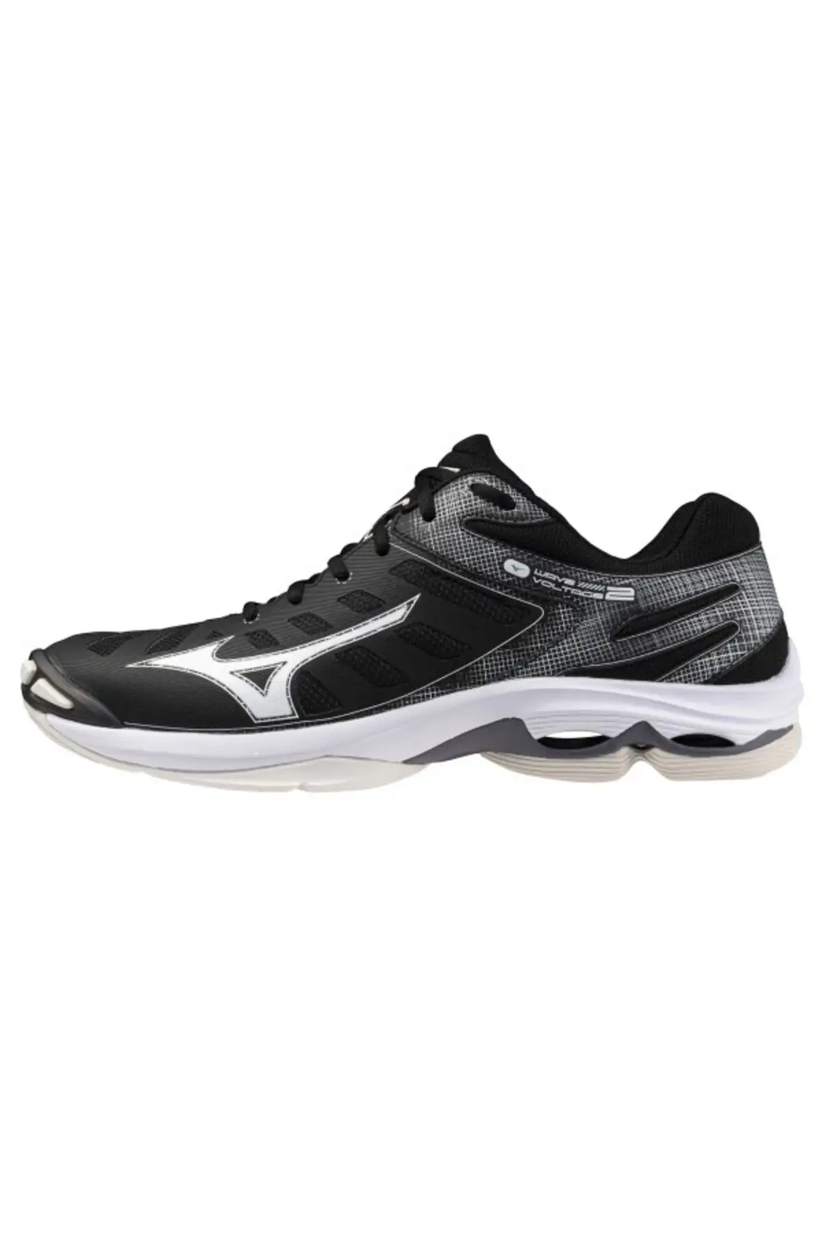 کفش والیبال   ویو ولتاژ 2 برای ورزشکاران جنسیتی غیرمخصوص - رنگ مشکی برند Mizuno - 7446 کفش والیبال ویو ولتاژ 2 برای ورزشکاران جنسیتی غیرمخصوص - رنگ مشکی برند Mizuno - 7446