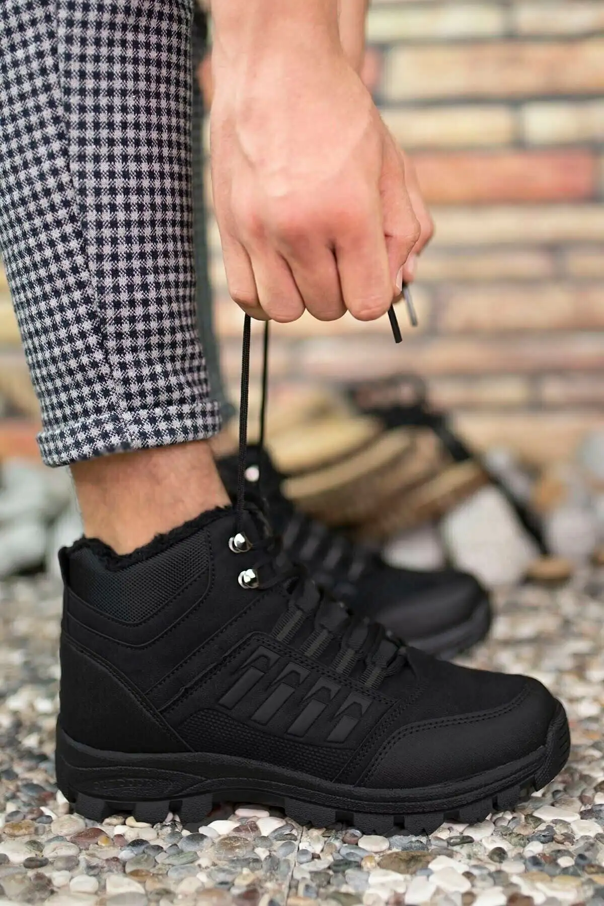 بوت مردانه کفش ورزشی  پاییزه با زیره ضد لغزش و راحتی ارگونومیک برند nisa ayakkabı çanta - 6667 بوت مردانه کفش ورزشی پاییزه با زیره ضد لغزش و راحتی ارگونومیک برند nisa ayakkabı çanta - 6667