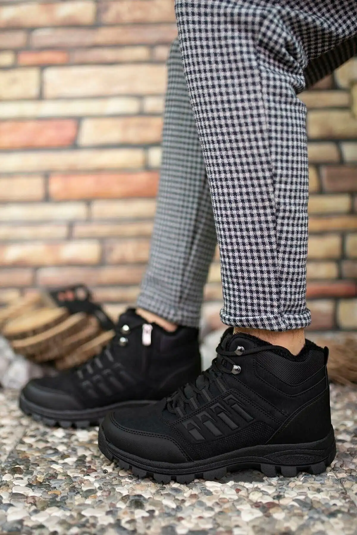 بوت مردانه کفش ورزشی  پاییزه با زیره ضد لغزش و راحتی ارگونومیک برند nisa ayakkabı çanta - 6667 بوت مردانه کفش ورزشی پاییزه با زیره ضد لغزش و راحتی ارگونومیک برند nisa ayakkabı çanta - 6667