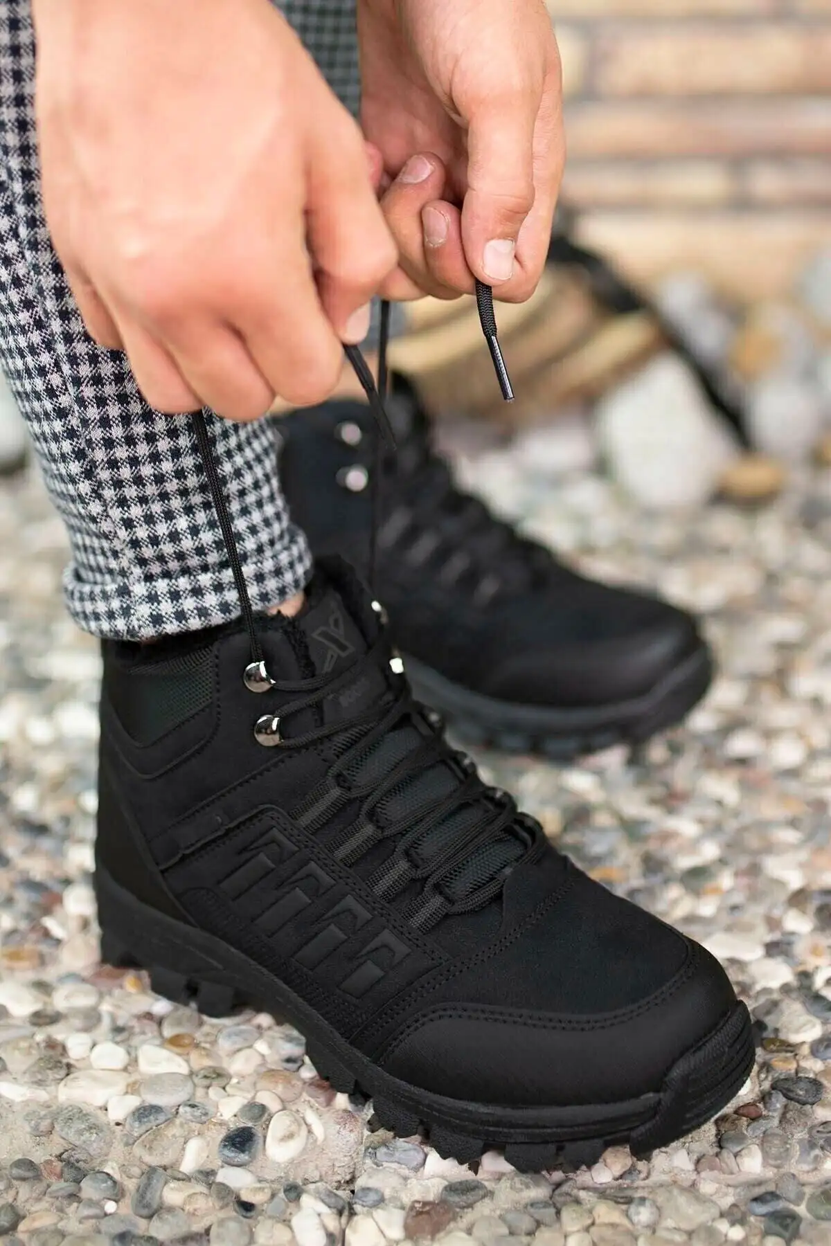 بوت مردانه کفش ورزشی  پاییزه با زیره ضد لغزش و راحتی ارگونومیک برند nisa ayakkabı çanta - 6667 بوت مردانه کفش ورزشی پاییزه با زیره ضد لغزش و راحتی ارگونومیک برند nisa ayakkabı çanta - 6667