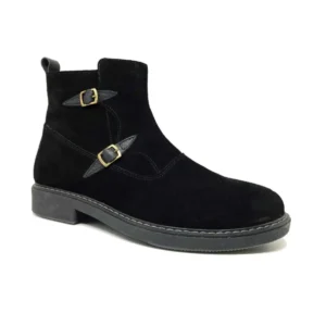 بوت و نیم‌ بوت زنانه کفش مردانه چرم سئدی اصل با زیپ برای استفاده رزمره زمستانی 491174m برند Slope - 7838