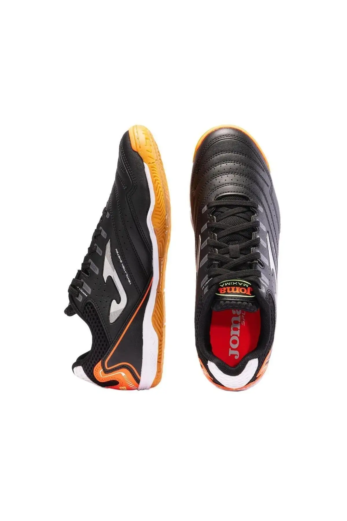 کفش والیبال  فوتسال ماکسیما مشکی-نارنجی مدل Maxs2301 برند Joma - 8150 کفش والیبال فوتسال ماکسیما مشکی-نارنجی مدل Maxs2301 برند Joma - 8150