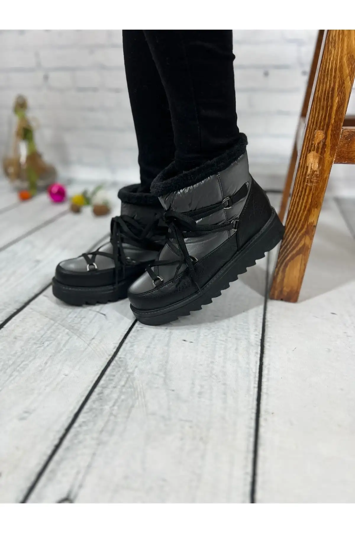 بوت و نیم بوت زنانه سیدر ربات برفرب برند Sedir Ayakkabı - 8359 بوت و نیم بوت زنانه سیدر ربات برفرب برند Sedir Ayakkabı - 8359