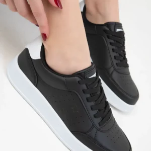 کفش کتانی زنانه سفید و مشکی ۲۰۱۵۷ برند SOHO - 7717