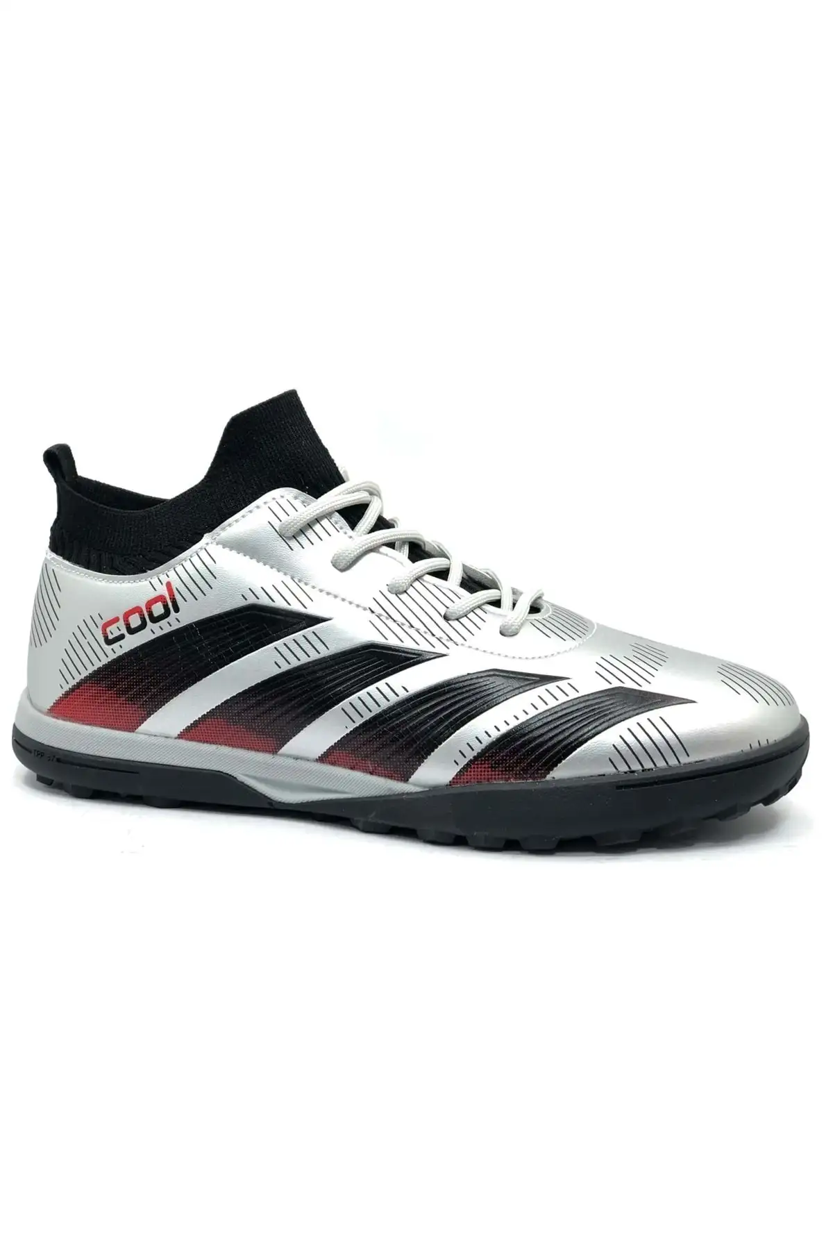 کفش فوتبال کودکانه با جوراب نازک نایمار - خاکستری برند KOCAMANLAR - 8159 کفش فوتبال کودکانه با جوراب نازک نایمار - خاکستری برند KOCAMANLAR - 8159