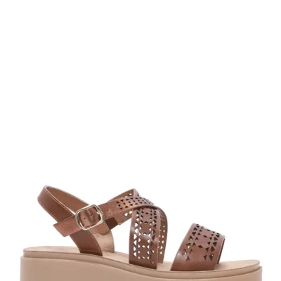 کفش صندل زنانه سندل با بند دور مچ و کفی ضخیم 25SFE465818 برند Derimod - 8225