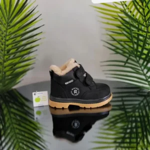 بوت بچگانه کودکانه کفی آناتومیک با عایق پشمی و بند چسبی مخصوص فصل زمستان - جدول اندازه در تصویر آخر موجود است. برند elma bebe - 7641