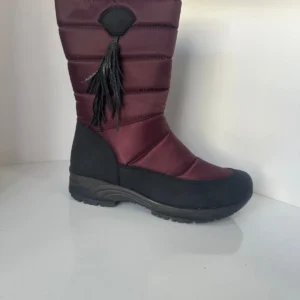 بوت و نیم‌ بوت زنانه کفش بارانی خزدار ضد آب با زیپ برند TAŞKINÖZ AYAKKABI - 8374