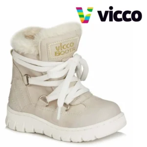 بوت بچگانه کفش دخترانه کپا پاتیک رنگ کرم 946.p20k222 برند Vicco - 7646