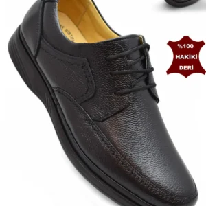 کفش روزمره مردانه طبی TAB8050 با کفی اورتوپدیک و چرم طبیعی، مناسب برای فصل به عنوان بابا. برند ISPARTALILAR - 7905