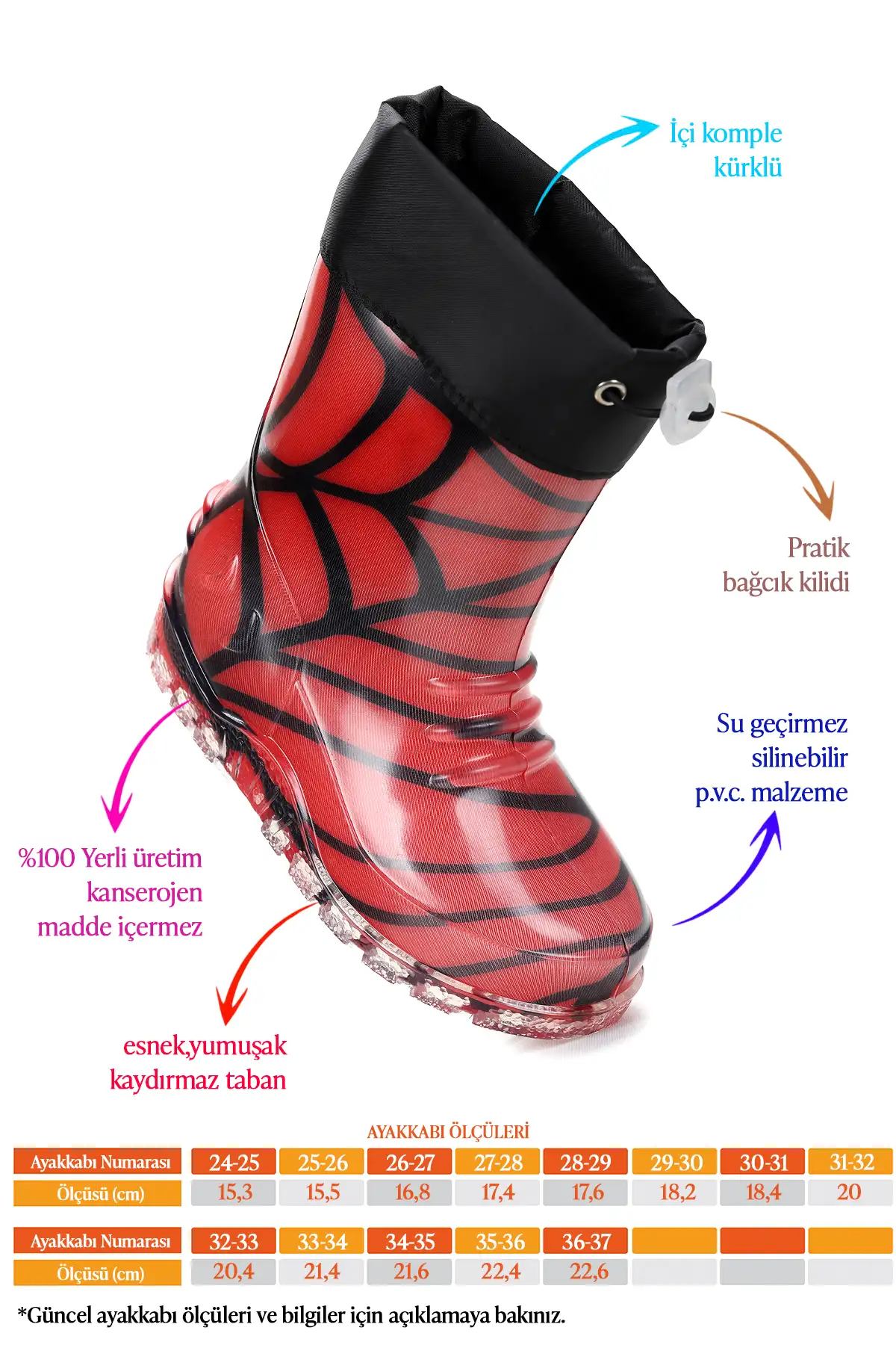 بوت بچگانه چکمه بارانی ضد آب پسرانه ساوانا برند Kiko Kids - 7612 بوت بچگانه چکمه بارانی ضد آب پسرانه ساوانا برند Kiko Kids - 7612