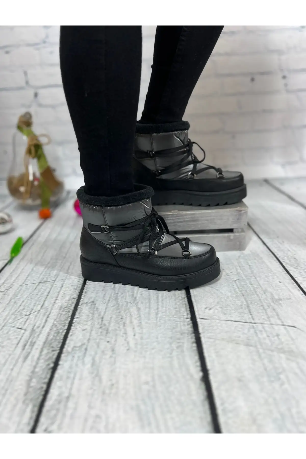 بوت و نیم بوت زنانه سیدر ربات برفرب برند Sedir Ayakkabı - 8359 بوت و نیم بوت زنانه سیدر ربات برفرب برند Sedir Ayakkabı - 8359