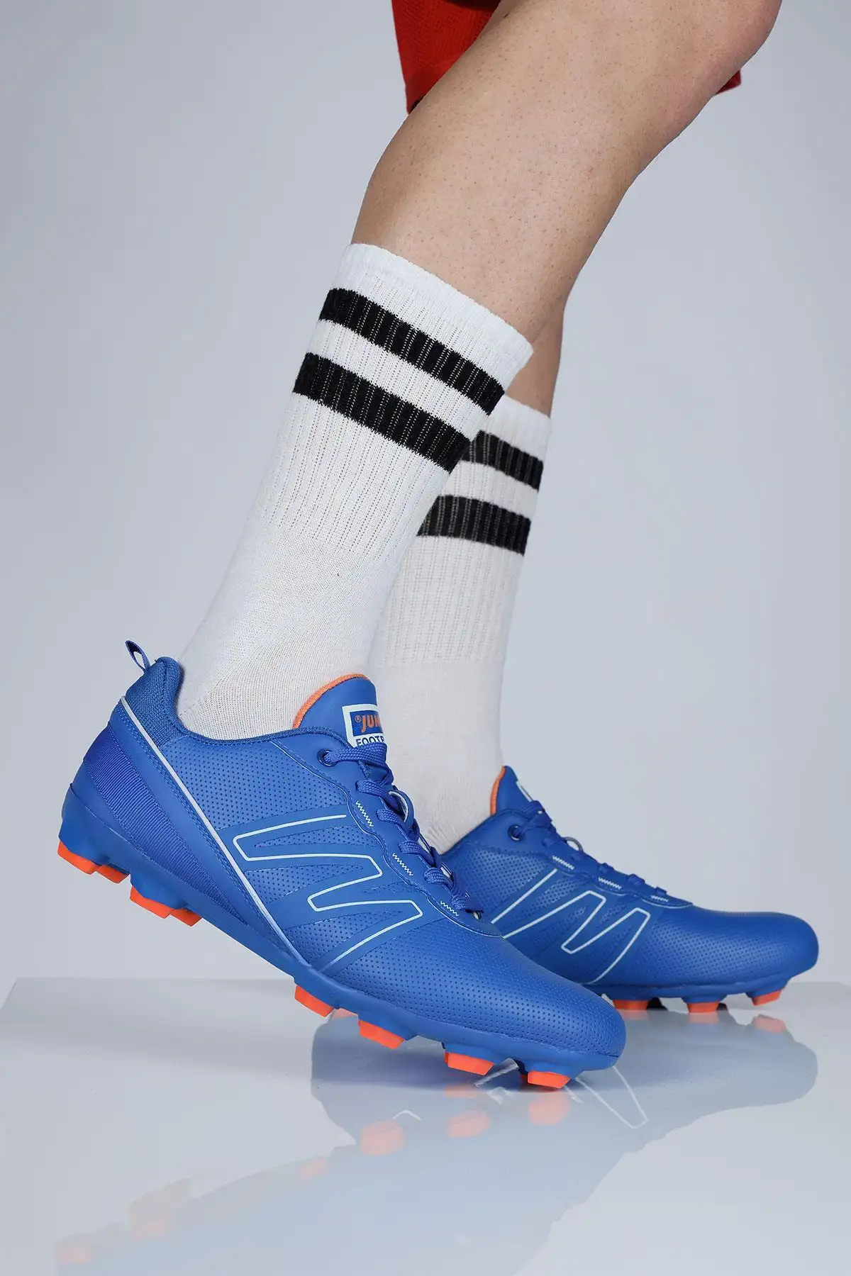 کفش فوتبال میدانی کد 28524 مدل Mavi Çim برند Jump - 8188