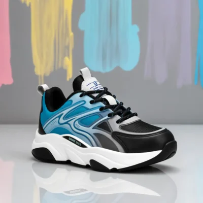 کفش بچگانه اسنیکر کودکان DS STORM مشکی آبی برند Dark Seer - 7921