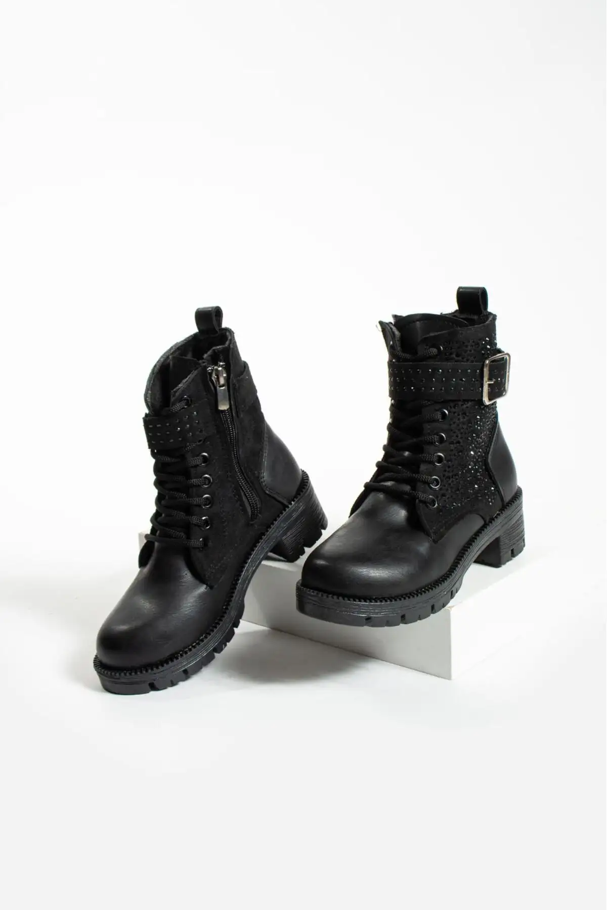 بوت و نیم بوت زنانه کفش پتین مشکی دخترانه برند galya shoes - 7837 بوت و نیم بوت زنانه کفش پتین مشکی دخترانه برند galya shoes - 7837