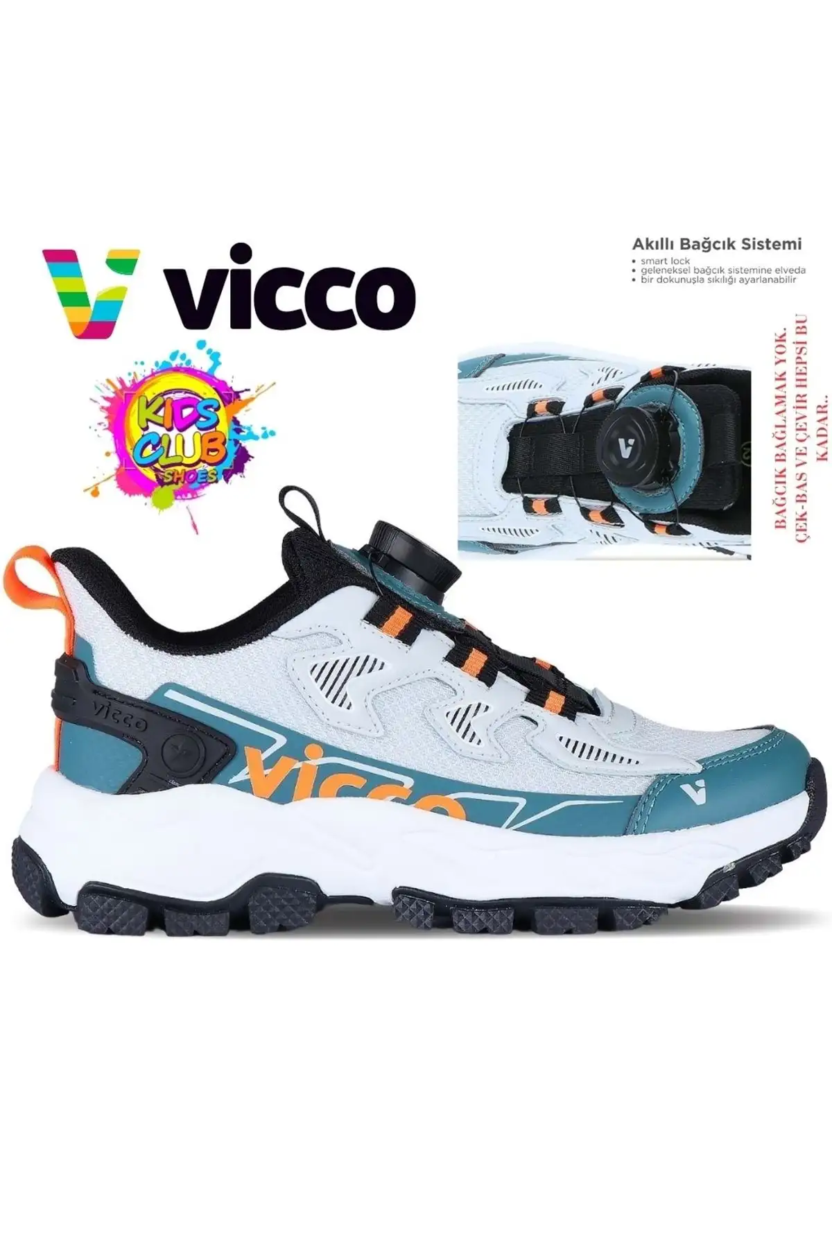کفش پسرانه  ورزشی بچهگانه بارد فیلت فیلون ترکتینگ چند رنگ برند Vicco - 8285 کفش پسرانه ورزشی بچهگانه بارد فیلت فیلون ترکتینگ چند رنگ برند Vicco - 8285