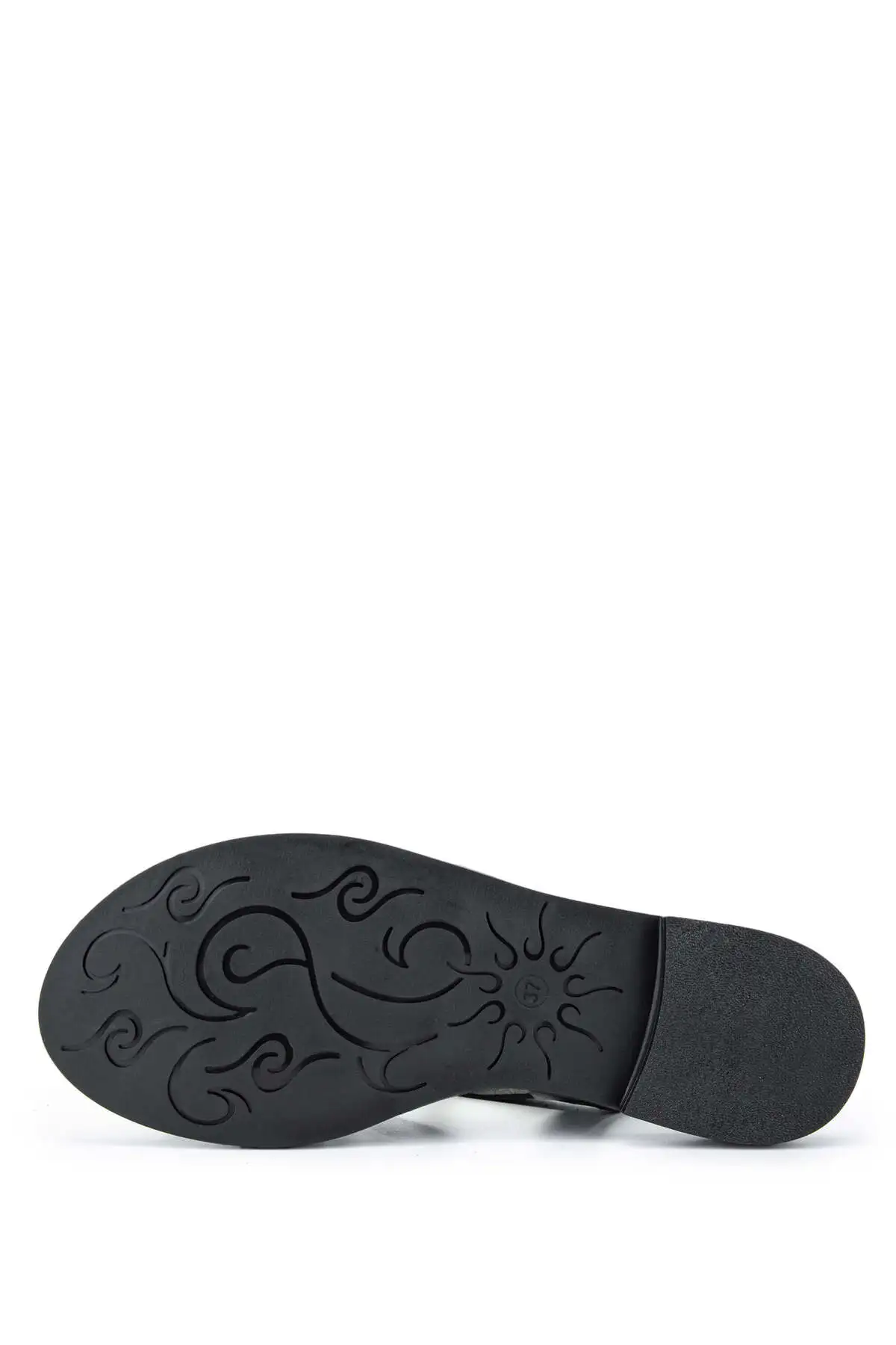 کفش صندل زنانه   ساده مشکی از چرم طبیعی برند Tamer Tanca - 8230 کفش صندل زنانه ساده مشکی از چرم طبیعی برند Tamer Tanca - 8230