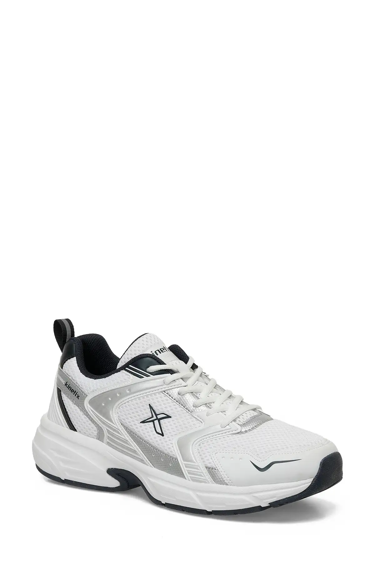 کفش سایز بزرگ مردانه دویدن سفید اسپرا تی‌ایکس ۵ اف‌اکس برند Kinetix - 7856