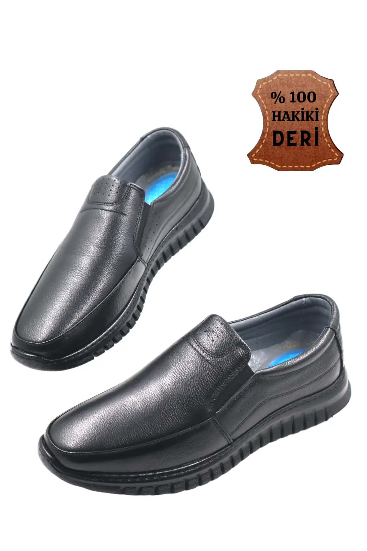 کفش سایز بزرگ مردانه  روزمره  مشکی ارتوپدیک از جنس چرم جلی و فوقالعاده راحت. برند nazenintasarımlar - 7866 کفش سایز بزرگ مردانه روزمره مشکی ارتوپدیک از جنس چرم جلی و فوقالعاده راحت. برند nazenintasarımlar - 7866