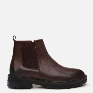 بوت مردانه کفش چرم قهوهای 02BOY298980A480 برند Yaya by Hotiç - 7601