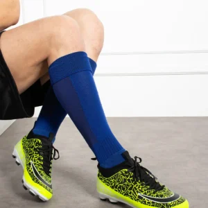 کفش اسپرت مردانه فوتبال مروارید با جوراب مچ‌دار سبز و سیاه برند lord's ayakkabı - 7730