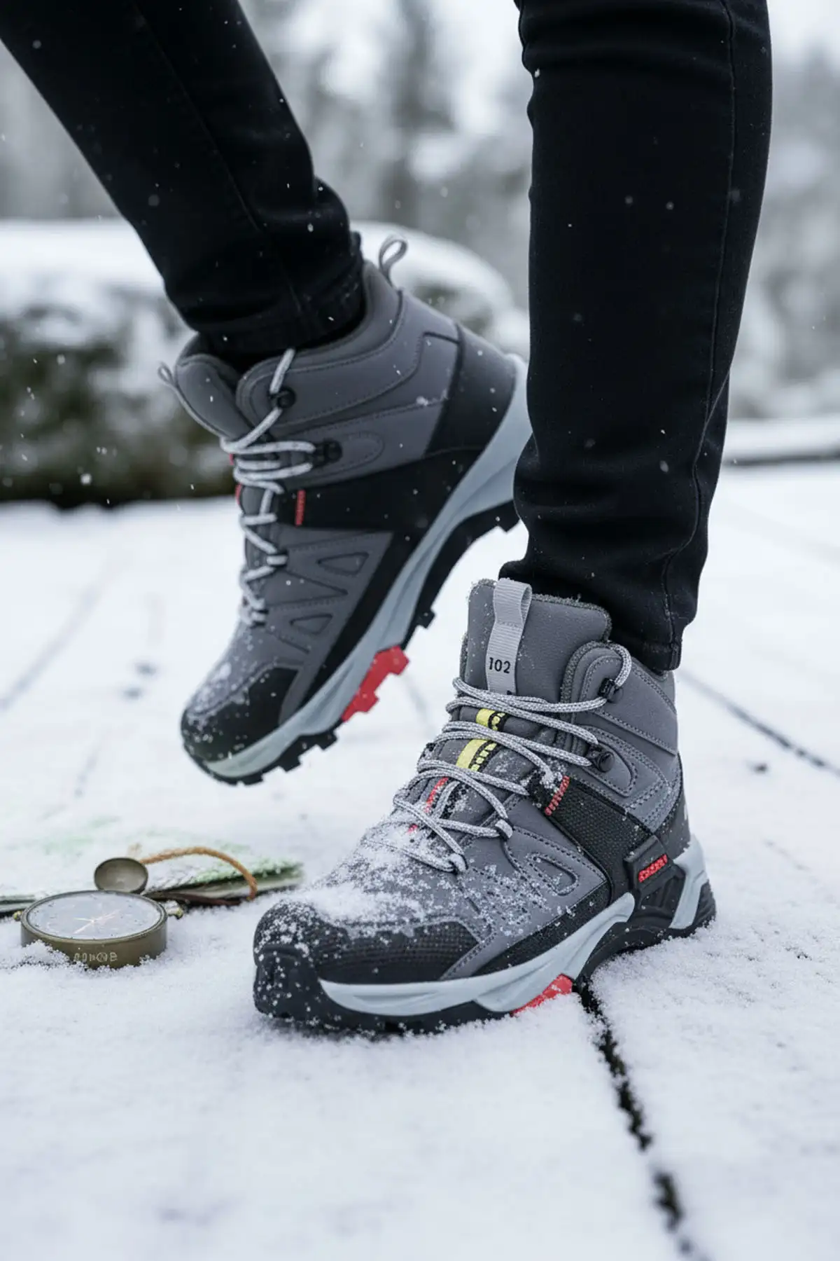 کفش سایز بزرگ مردانه کوهنوردی فیوم برند BIG KING - 7845