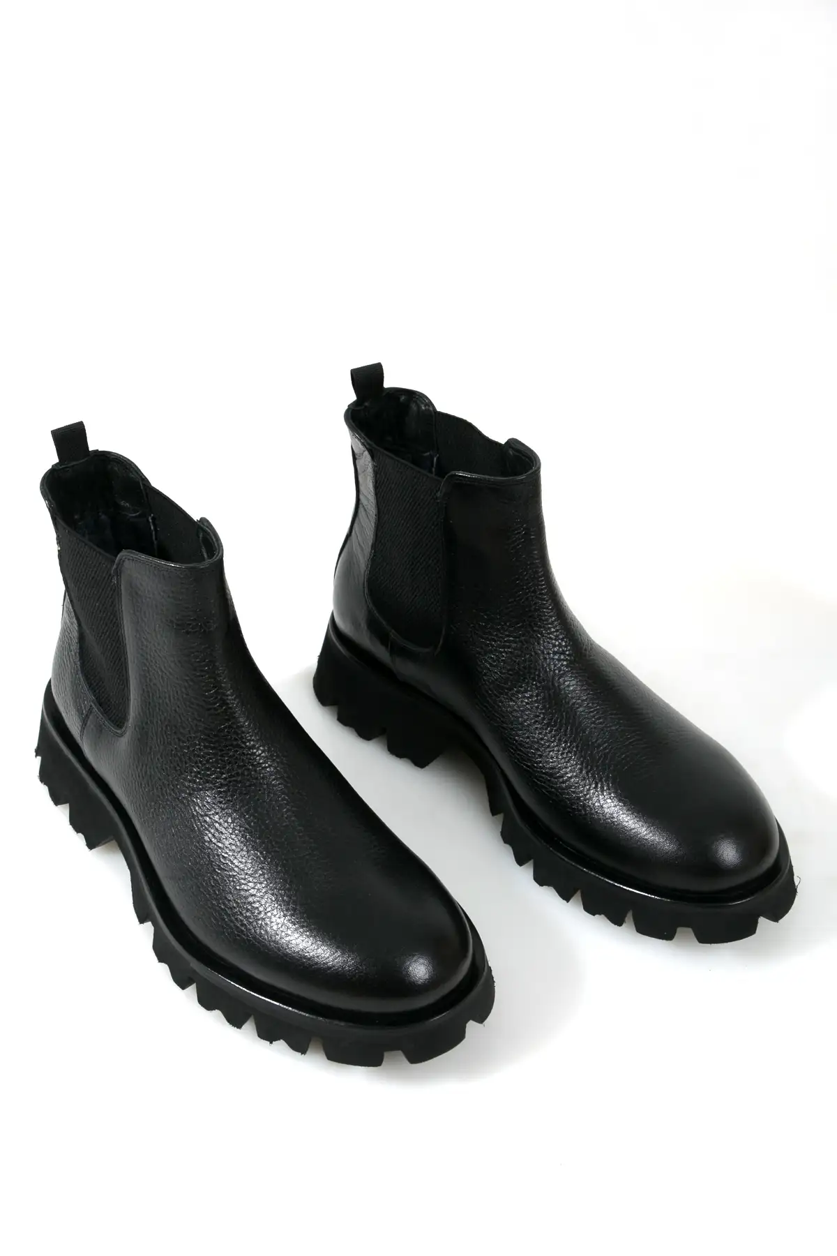 بوت مردانه چکمه چرم طبیعی  مشکی برند GERARDO AYAKKABI - 7583 بوت مردانه چکمه چرم طبیعی مشکی برند GERARDO AYAKKABI - 7583