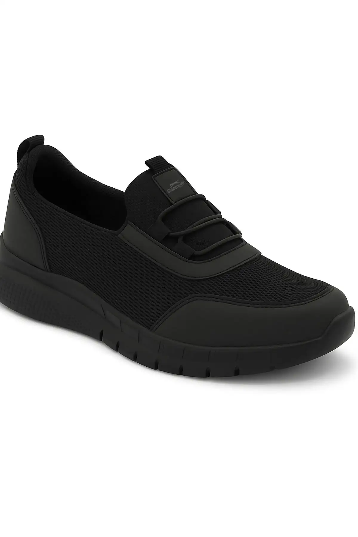 کفش کتانی زنانه  روزمره و ورزشی  آونج سیاه با طراحی راحت و مدل اسلپ-آن برند Slazenger - 7965 کفش کتانی زنانه روزمره و ورزشی آونج سیاه با طراحی راحت و مدل اسلپ-آن برند Slazenger - 7965
