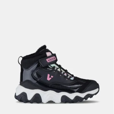 کفش بچگانه بوت بچه‌گانه سیاه رادوس با داخل پشمی برند Vicco - 7918