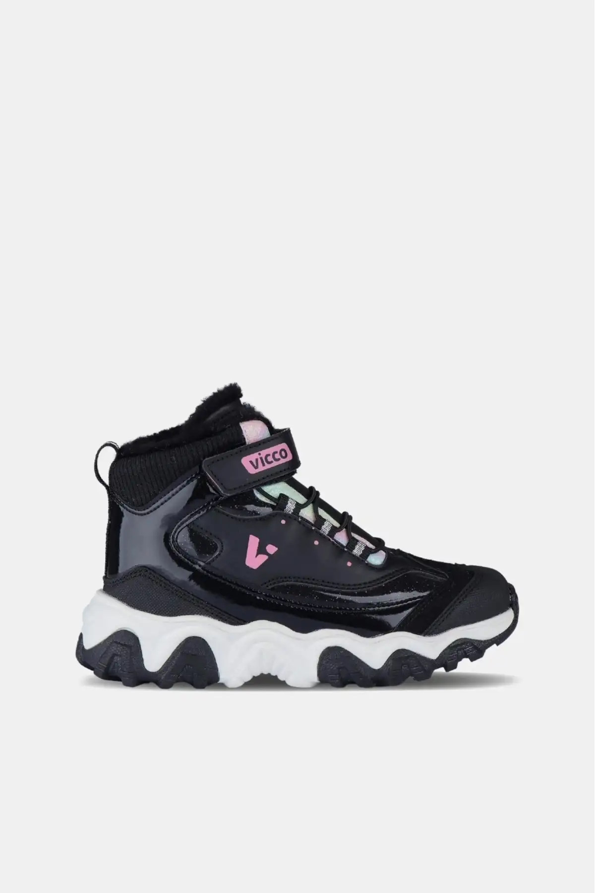 کفش بچگانه بوت بچه‌گانه سیاه رادوس با داخل پشمی برند Vicco - 7918