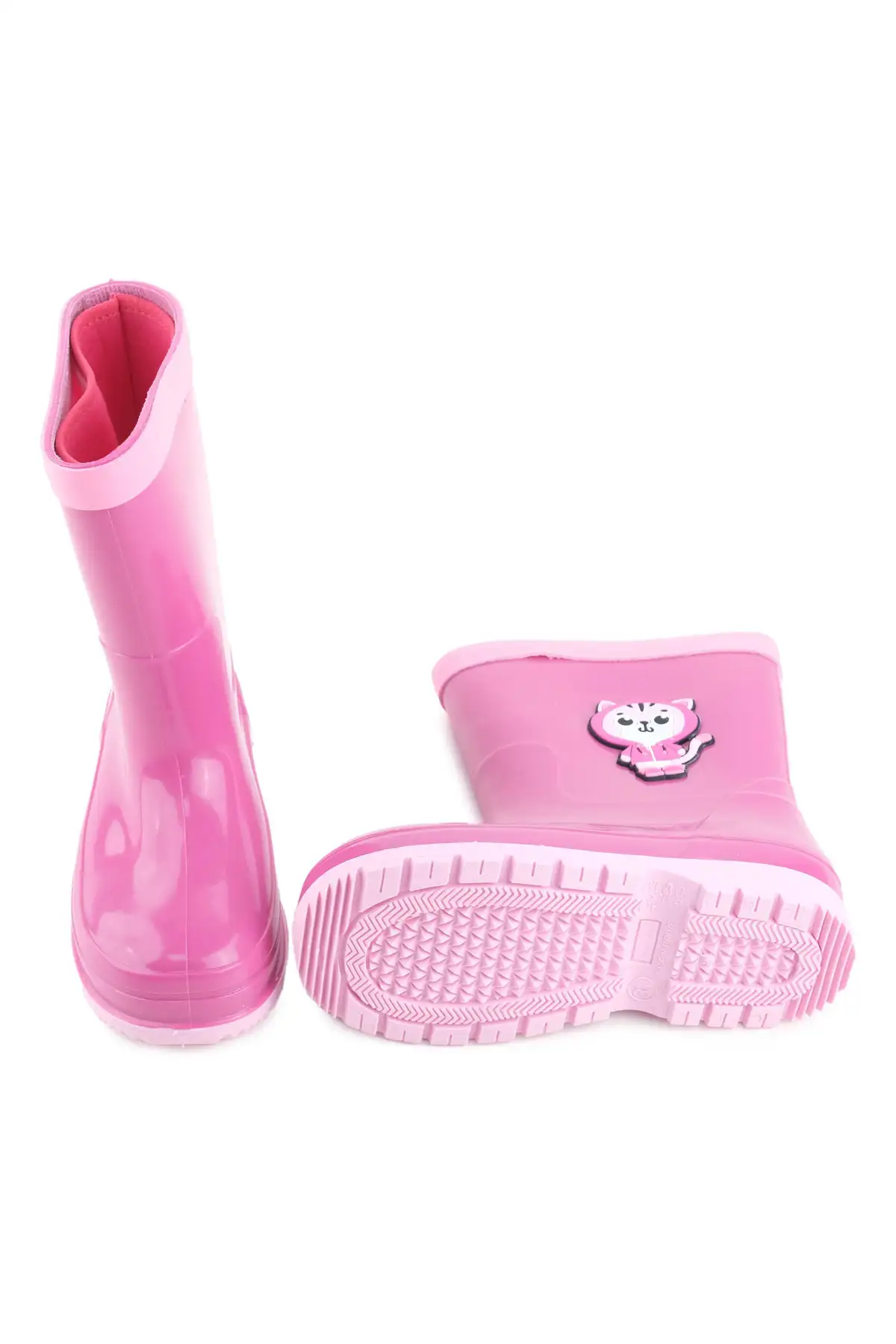 بوت بچگانه چکمه بارانی دخترانه با آستری قابل جداشدن و ضدآب برای زمستان برند Gezer - 7633 بوت بچگانه چکمه بارانی دخترانه با آستری قابل جداشدن و ضدآب برای زمستان برند Gezer - 7633