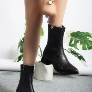 بوت و نیم‌ بوت زنانه سیدنی با پاشنه بلند نک تیز برند MODA MHS - 7574