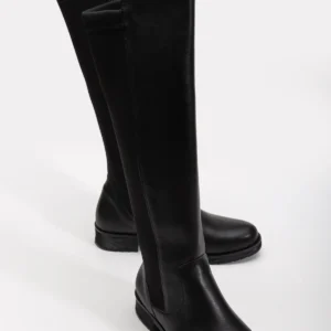 بوت و نیم‌ بوت زنانه چکمه‌های پارچه‌ای تا زیر زان برند Bilalim Shoes - 7578