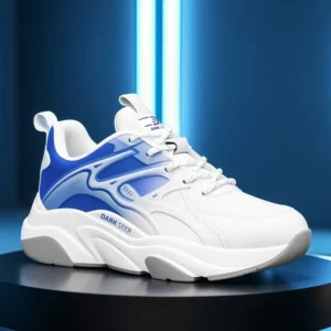 کفش سایز بزرگ مردانه ورزشی سفید و آبی DS STORM مخصوص همه جنسیتها برند Dark Seer - 7897