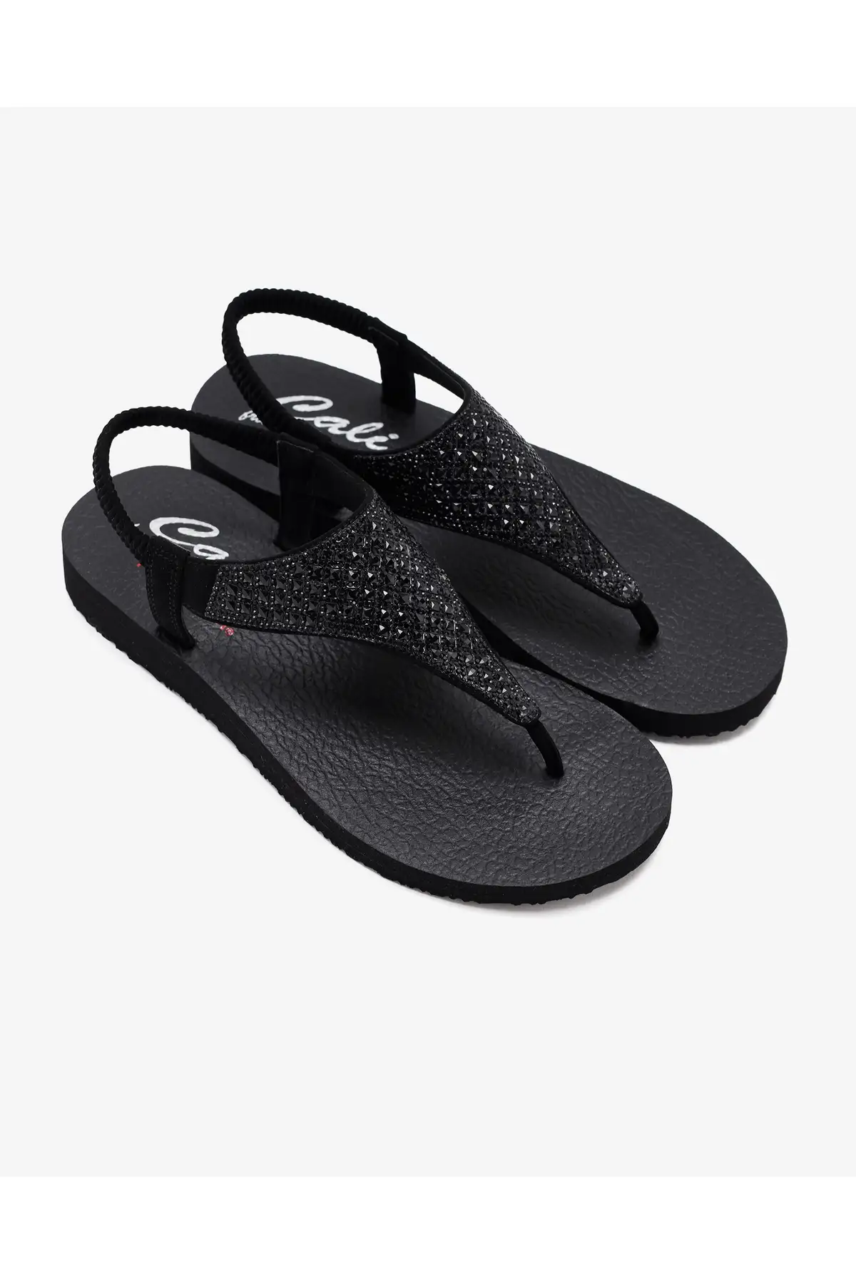 کفش صندل زنانه مدیتیشن -  مشکی  راک استار 119770 Bbk برند Skechers - 8219 کفش صندل زنانه مدیتیشن - مشکی راک استار 119770 Bbk برند Skechers - 8219