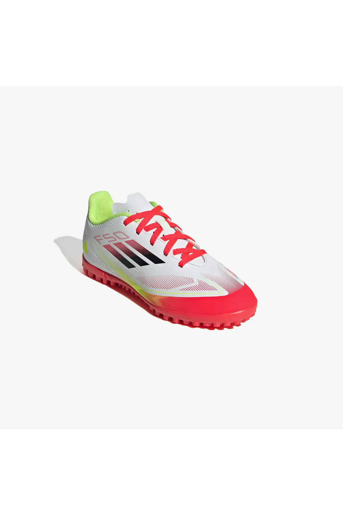 کفش فوتبال چمن مصنوعی بچگانه سفید مدل F50 Club برند adidas - 8168