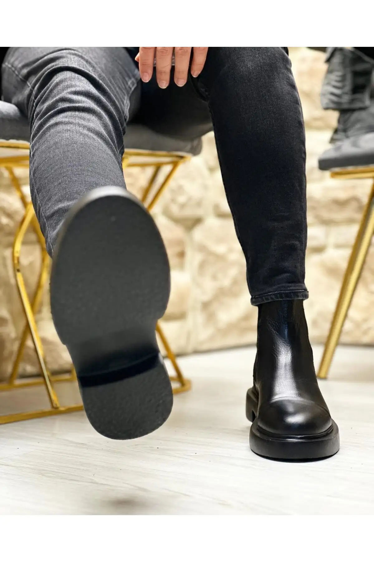 بوت مردانه  روزمره  RUNY از چرم طبیعی EVA آتابان برند İtallano Ayakkabı - 7593 بوت مردانه روزمره RUNY از چرم طبیعی EVA آتابان برند İtallano Ayakkabı - 7593