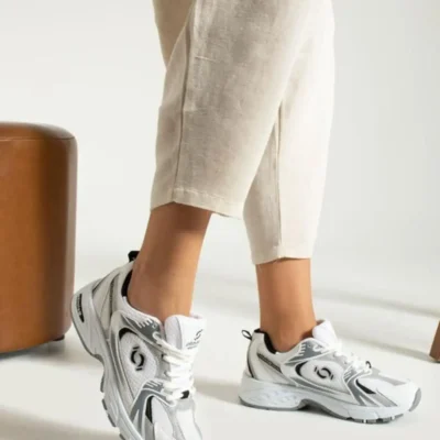 کفش کتانی زنانه ورزشی اورتopedیک نخی برای پیاده‌روی، مناسب برای زنان و مردان، اسنیکر روزمره برند infinite8 - 7716