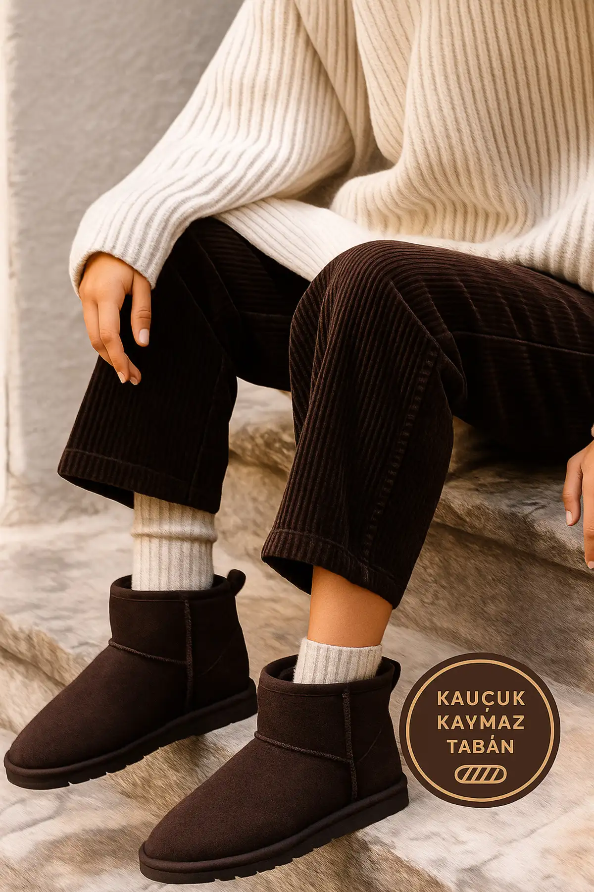 بوت و نیم بوت زنانه  کلاسیک مینی الترا مینی کُرکدار مدل 1016222 CHE  برند DAD WOLF - 8364 بوت و نیم بوت زنانه کلاسیک مینی الترا مینی کُرکدار مدل 1016222 CHE برند DAD WOLF - 8364