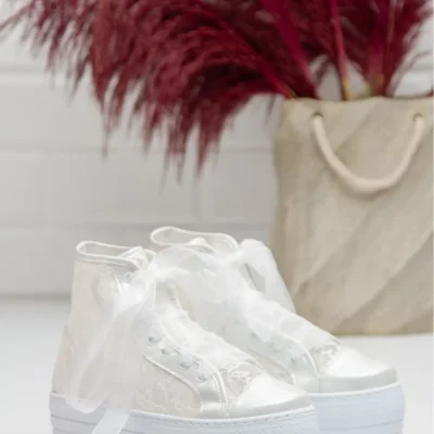 کفش پاشنه‌ بلند زنانه عروس زیبا با پاشنه عریض برند DARUGA - 7988