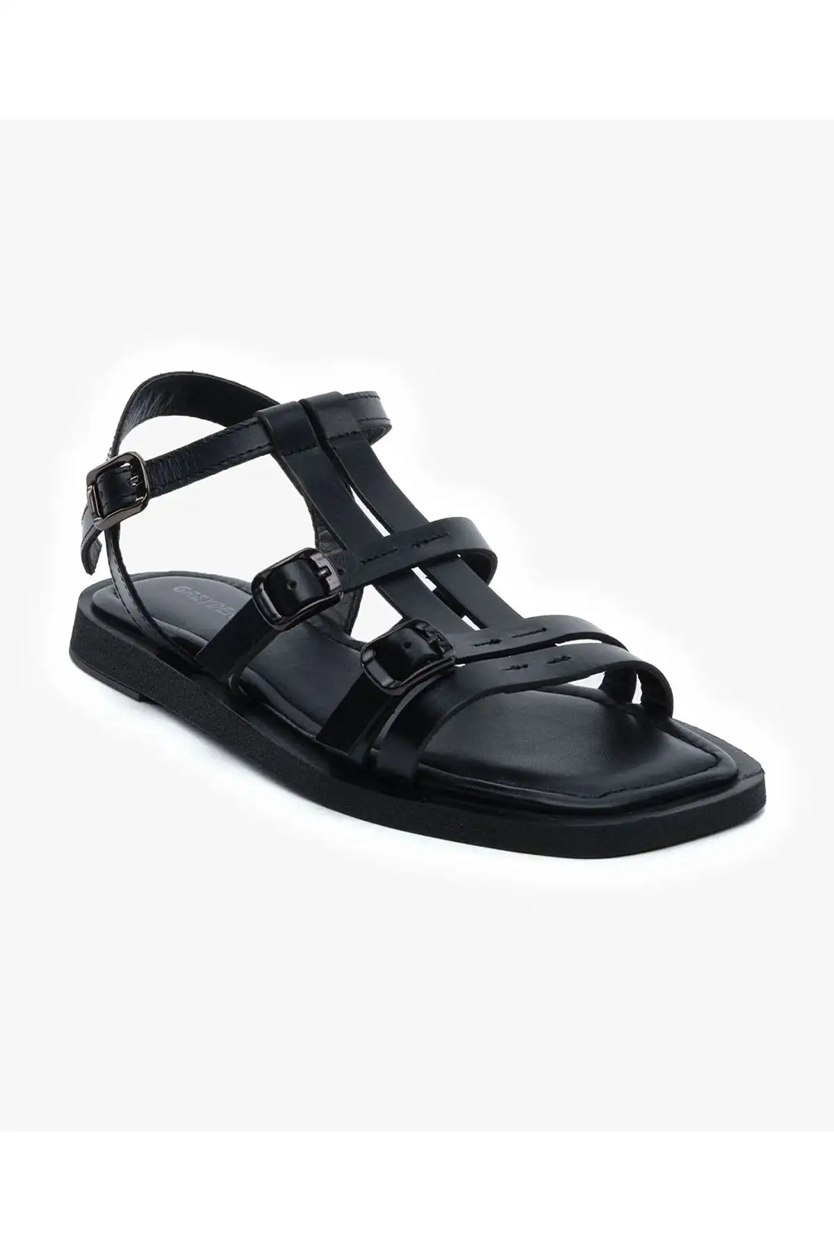 کفش صندل زنانه سندل  چرم طبیعی مشکی برند Greyder - 8264 کفش صندل زنانه سندل چرم طبیعی مشکی برند Greyder - 8264