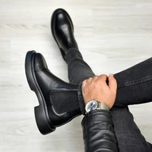 بوت مردانه روزمره RUNY از چرم طبیعی EVA آتابان برند İtallano Ayakkabı - 7593