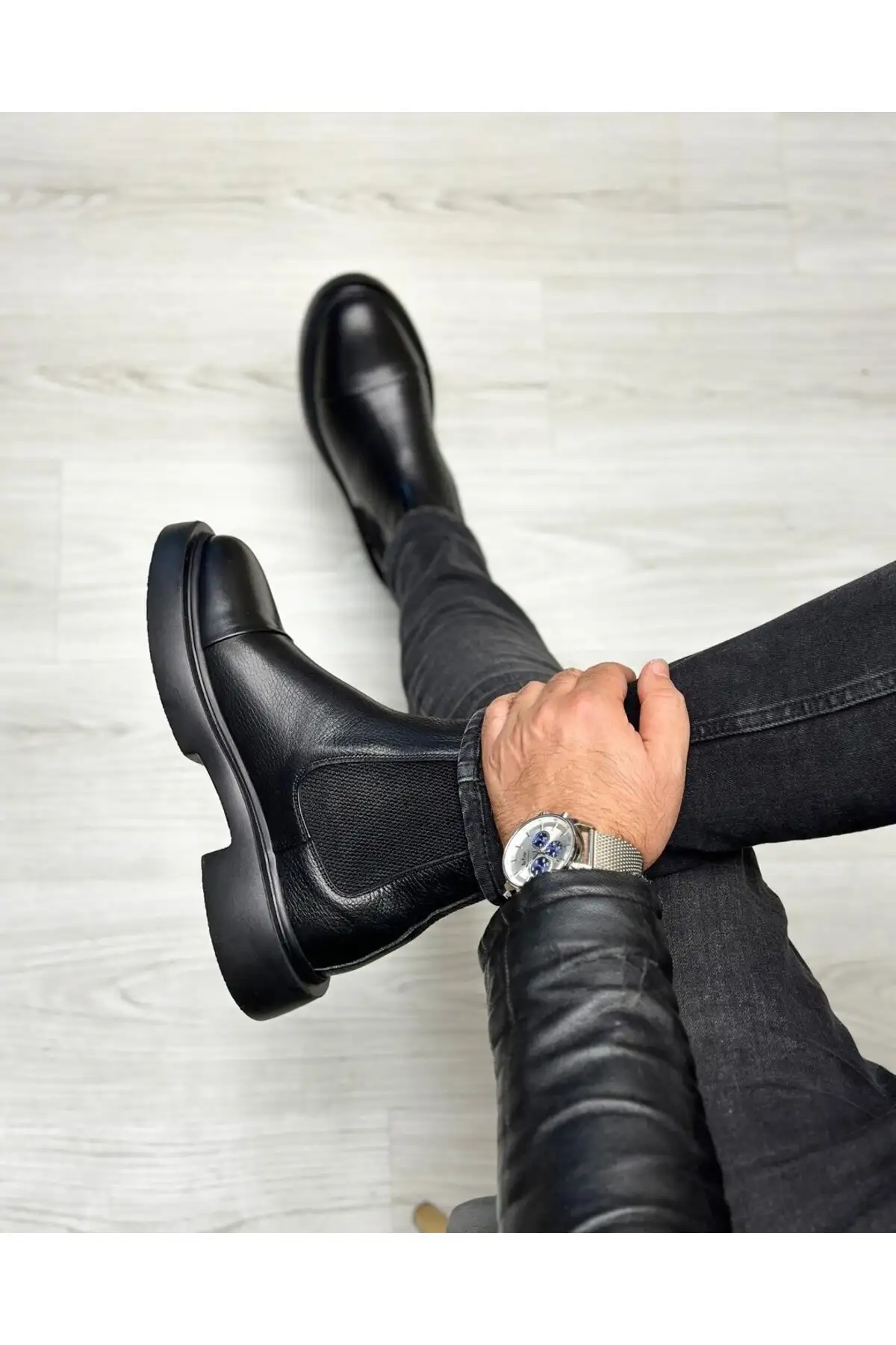 بوت مردانه  روزمره  RUNY از چرم طبیعی EVA آتابان برند İtallano Ayakkabı - 7593 بوت مردانه روزمره RUNY از چرم طبیعی EVA آتابان برند İtallano Ayakkabı - 7593