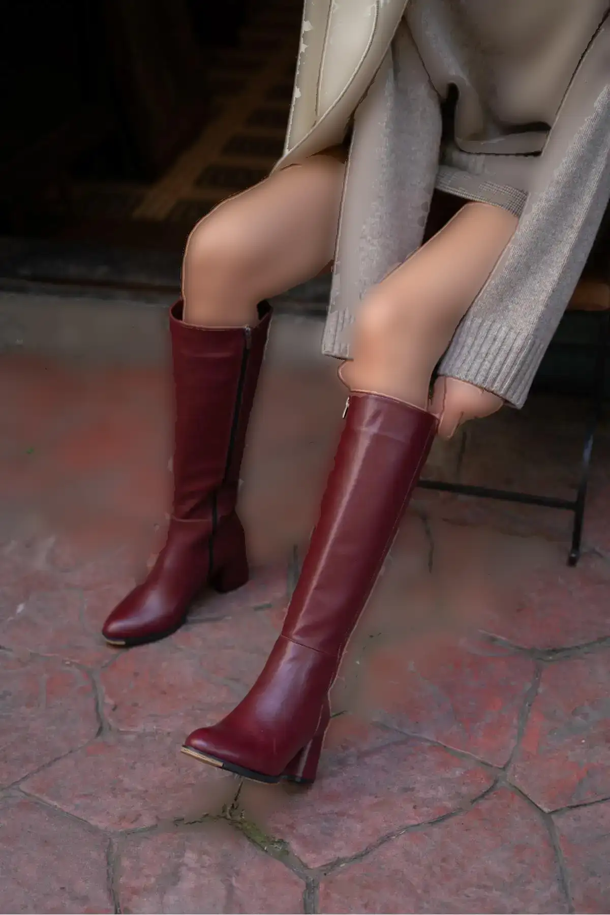 بوت و نیم بوت زنانه چکمه  برد برند Madamra - 8105 بوت و نیم بوت زنانه چکمه برد برند Madamra - 8105