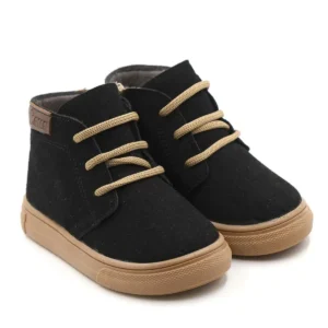 بوت بچگانه کفش دخترانه-پسرانه Dusty با بند و زیپ اورتوپدیک برند macco shoes - 7628